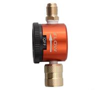 HanOaki Nitrogen Purge Tool 1/4 Inch Brass Connector Regulator with 3 Point Position Dial for HVAC Equipment System Maintenance