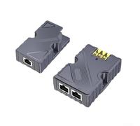 HanOaki Outdoor 150W PoE-Injector, with DC Boost Converter, 12V to 36V for Starlink Dish, Gigabit Ethernet Network Adapter with Multi-Port Design for RV
