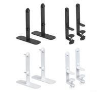 HanOaki Pegboard Bracket Clip Metal Mounting Kit No Drill Upright Splint Type For Wall Desk Tool Storage Display Rack 2pcs(B1)