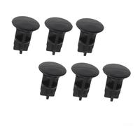 HanOaki Plastic Hinge Pins For Bin Lids 6 Pack Fits 100L 120L 240L Waste Containers Black 43x18x33mm Tool-Free Install Indoor Outdoor for Home Commercial Use