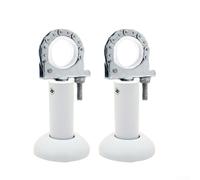 HanOaki Radiator Floor Mounting Brackets | 2-Piece Height Adjustable Set for Die-Cast Aluminium Radiators | Strong Metal Build Fits 110mm to 170mm Depth