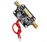 HanOaki RF Wideband Low Noise Amplifier-Module 32dB Gain 0.1-2000MHz for Broadband Signal Conditioning with DC12V Power Supply, Black PCB