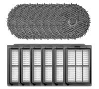 HanOaki Robot Vacuum Replacement Kit | 12-Piece Set for 3i P10 Ultra | Includes Mop Cloths, HEPA Filter & Non-Woven Rags | Cleaning Parts & Accessories(B)