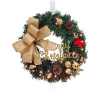 HanOaki Seasonal Holiday Wreath Decoration For Doors And, Made From Rugged PC Material To Create Charming Party And Home Displays(B)