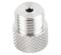 HanOaki Stainless Steel Drill Sleeve Bushing for M14 Dowelling Jig 3-10mm Wood Drilling Guide Locator for Precise Pocket Hole Making Silver 1 Pack(3mm)