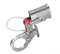 HanOaki Stainless Steel Rope Gripper 5/8in Self-Locking Descender