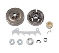 HanOaki Steel Chainsaw Sprocket Drum and Worm Gear Kit for MS230 MS250 MS210 Metal Clutch Bearing Set with Bumper Nuts