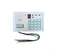 HanOaki Telephone PSTN Auto Dialer for Alarm Systems with Voice Message Playback, 4 Number Storage, 20-Second Recording, Password Stop Function, Power Outage Memory Retention, White Plastic Housing