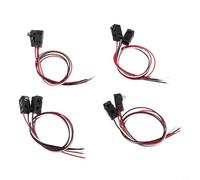 HanOaki Through-beam Photoelectric Switch Sensor 4 Pair for Object Detection 2-30cm Range 5V DC with Fast 2ms Response Time Compact