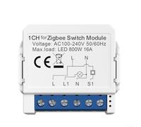 HanOaki Voice Controlled Smart Home Solution For ZigBee Two Way Switching Module With Intelligent Features For Circuit Management(1 gang)