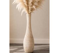 Hanobe Tall Floor Wood Vase Farmhouse Decor 56cm for Living Room Corner