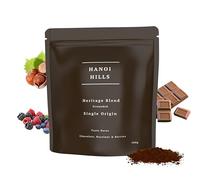 Hanoi Hills Vietnamese Ground Coffee 500g - Heritage, 100% Robusta, Traditional Single Origin, Medium Roast - Roasted in Vietnam - Hazelnut, Chocolate & Berry Notes - Strong & Bold