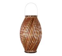 Hanoi Natural Bamboo Lantern Premier Housewares Natural One Size