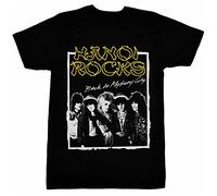 Hanoi Rocks Back to Mystery City Men's T-Shirt Black