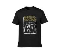 Hanoi Rocks Back to Mystery City Mens T-Shirt Casual Cotton Unisex Tees Tops Black S