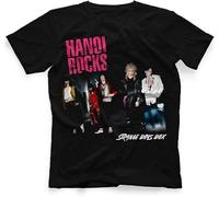 Hanoi Rocks Band Member T-Shirt Mens Tees Unisex Shirt Black