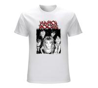 Hanoi Rocks Mens T-Shirt Casual White Tee Cotton Graphic Unisex Shirts L