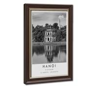 Hanoi Travel, Vietnam Poster Canvas Poster Bedroom Decor Landscape Office Room Decor Gift 16" L X 24" W