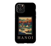 Hanoi Vietnam River City Retro Travel Graphic Case for iPhone 11 Pro