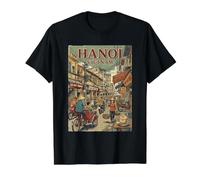 Hanoi Vietnam Value Graphic T-Shirt, Men, Black, L