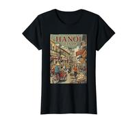 Hanoi Vietnam Value Graphic T-Shirt, Women, Black, XL