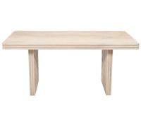 Hanover Ribbed Mango Wood 6 Seater Dining Table