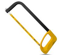 Hanpex 300mm High-Tension Hacksaw Frame with 24 TPI Bi-Metal Blade, 12inch Hand Saw Suitable for Metal, Wood, PVC, Carpentry
