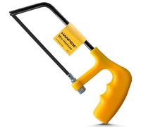 Hanpex 6 in. Mini Hacksaw Frame - 150mm Extra Fine Cut Junior Hack Saw with Bi-Metal Blade for Metal and Wood