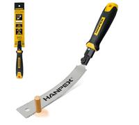 Hanpex Mini Japanese Double Edge Pull Hand Saw 7" - SK5 Flush Cut Woodworking Tool With Flexible Blade - 14 TPI / 17 TPI