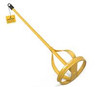 Hanpex Paint and Mud Mixer, Paint Stirrer for Drill in 1 to 5 Gallon Bucket, Suitable for All Standard Drill Bits, Hex Head Anti-Slip, Easy Clean, Painting and Plastering Mixer Stirrer Tool (Yellow)