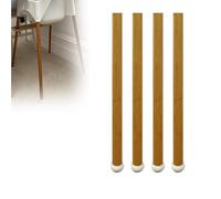 HANQ Decorative Leg Wraps for Highchair, Pack of 4 High Chair Adhesive Strips, Decorative Leg Wraps, Self-Adhesive Decorative Stickers in Bamboo Style with IKEA Antilop High Chair