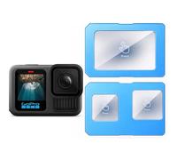 HANQii Screen & Lens Protector for GoPro Hero 13 with Alignment Frame 2 Set | One-click easy installation with auto-align frame for fast, bubble-free setup. 9H tempered glass, HD clarity, Anti-scratch