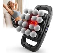 HANQUAN 16 Head Massage Gun Set, Deep Tissue Massage Gun Portable with 3 Modes & 30 Intensities, Portable Quiet Percussion Massager for Legs, Waist, Back, Neck, Buttocks Muscles Fatigue Relief