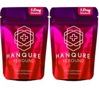 Hanqure Rebound, Includes Vitamin B1, B6, B12, & C, Magnesium + Rosemary Leaf Extract | Food Supplement, 20 Vegan Capsules, Made in The UK (Pack of 2)