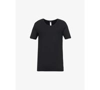 Hanro Mens Black Basics Stretch-cotton T-shirt L