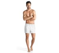 Hanro Men's Fancy Woven Boxer Shorts, White (White 0101), L