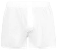 Hanro Mens Fancy Woven Cotton Boxer Shorts - White