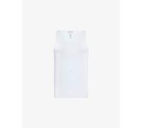 Hanro Mens Hanro Cotton Superior Cotton-Blend Vest Top White S