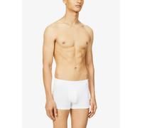 Hanro Mens Hanro Natural Function Stretch-Jersey Trunks White 2XL