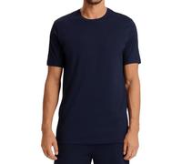 HANRO Men's Night and Day Short Sleeve Shirt 75430, Deep Navy, Large