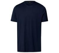 Hanro Mens Night and Day Single Jersey T-Shirt - Deep Navy