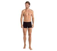 Hanro Men's Pants Boxer Briefs, Deep Black, L