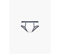 Hanro Mens White Elasticated-waistband Mid-rise Stretch-cotton Blend Briefs M