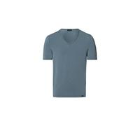Hanro Natural Function V-Neck T-Shirt, Black Clay - Large