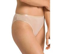 Hanro Women's Cotton Sensation Mini Brazilian Briefs - Beige - L