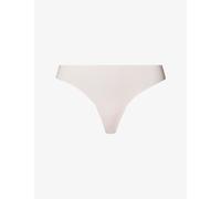 Hanro Womens Hanro Invisible Mid-Rise Stretch-Cotton Thong Powder S