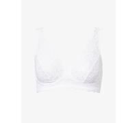 Hanro Womens Hanro Moments Lace Soft-Cup Bra White 34A