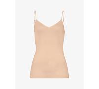 Hanro Womens Hanro Seamless Cotton-Jersey Cami Top Beige XS