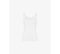 Hanro Womens Hanro Seamless Cotton Vest Top White XS
