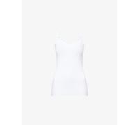Hanro Womens Hanro Seamless Shoulder-Straps Cotton-Jersey Top White S